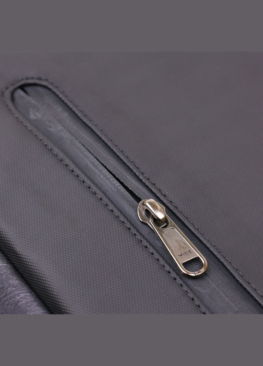 Добротний чоловічий рюкзак із текстилю 20490 Чорний Vintage (328449843)