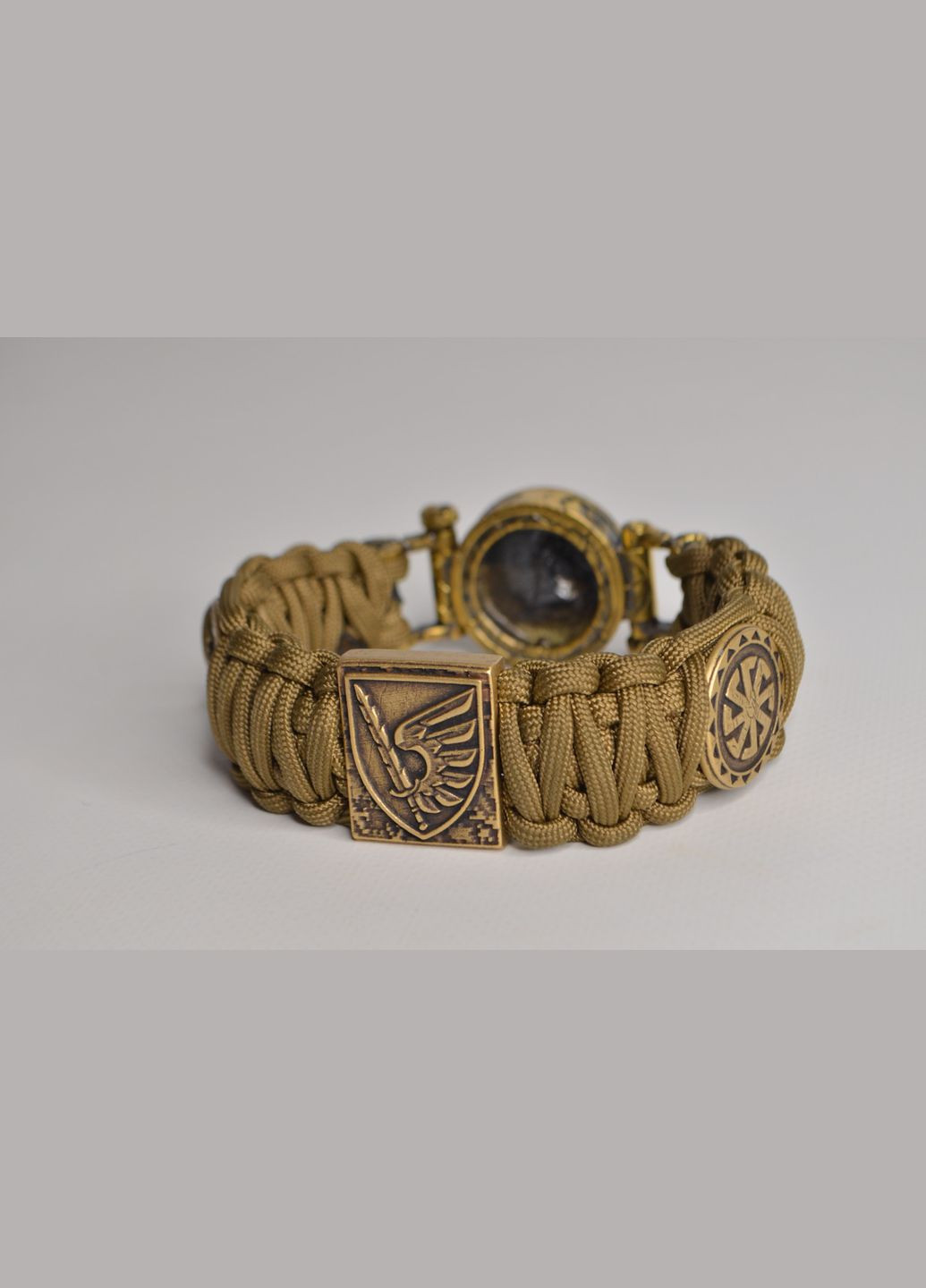 Браслет с застежкой Казак Коловрат знаком ДШВ и 79 ОДШБр ручное литье + брелок в подарок No Brand (341738745)