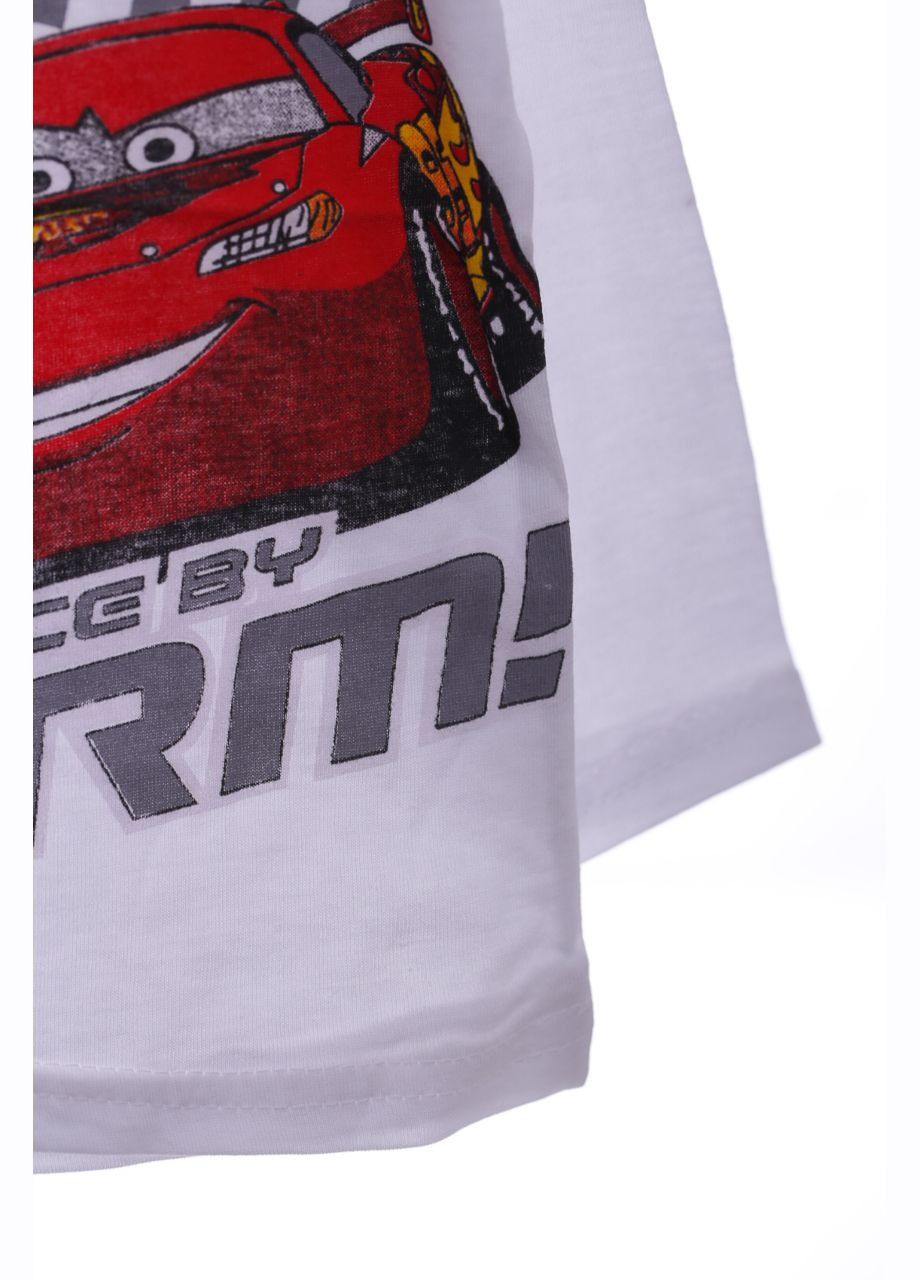 Водолазка для мальчика трикотажная Тачка белый 128 см (37555) BABYKROHA (297198055)