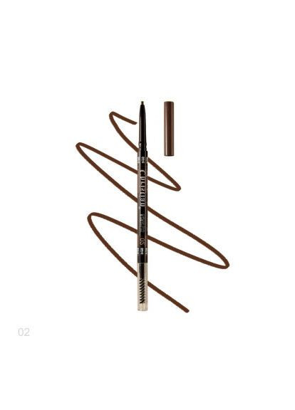 Олівець для брів автоматичний із щіточкою CH-25 № 02 Soft brown Christian (347243005)
