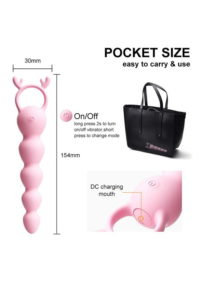 Анальна Пробка З Вібрацією, масажер простати No Brand (316657758)