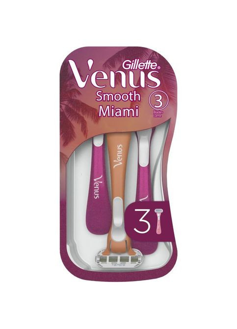 Бритва Venus Smooth Miami 3 шт. (8700216756884) Gillette Venus Smooth Miami 3 шт. (349822791)