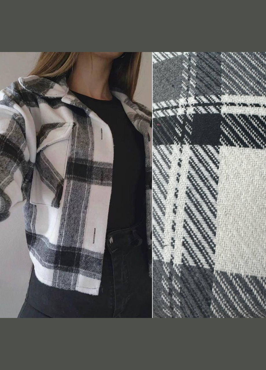 Черная кэжуал рубашка в клетку JUGO с длинным рукавом