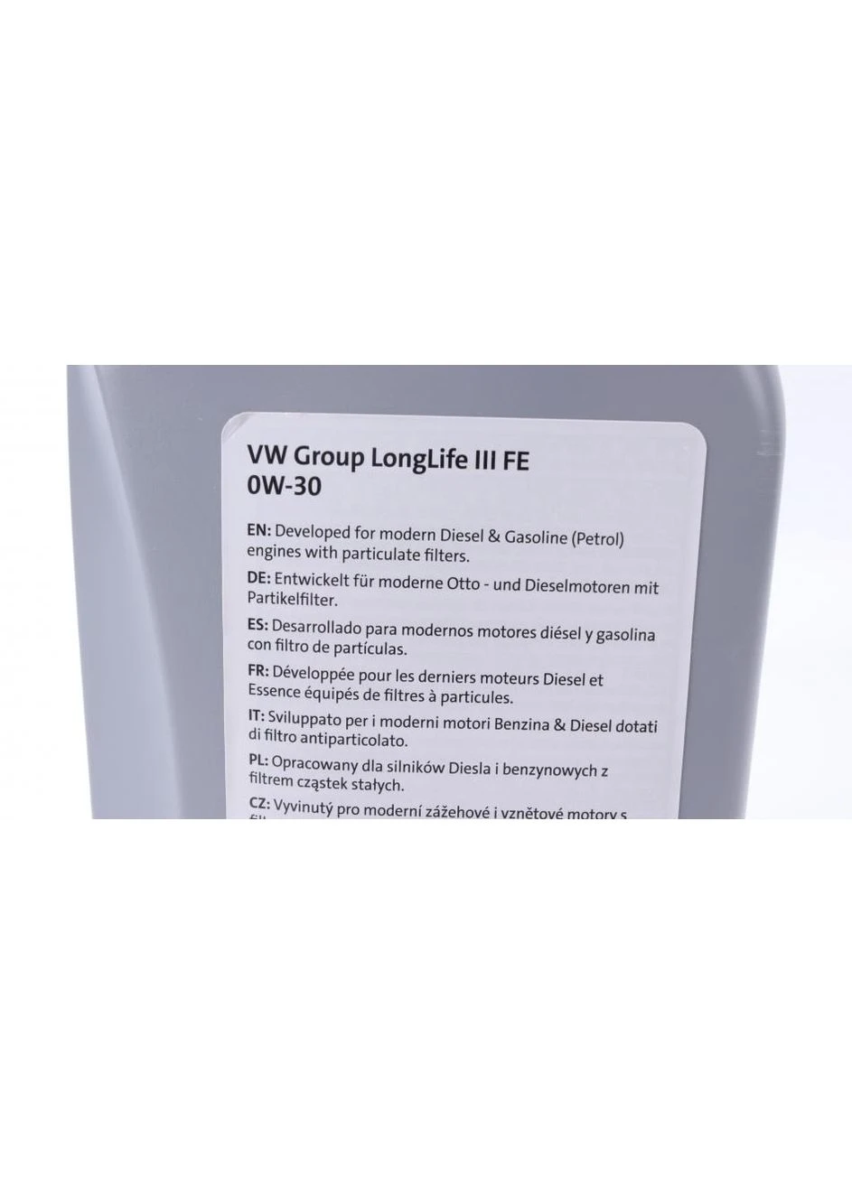 Олива 0W30 LongLife III FE (1л) VW504.00/507.00 GS55545M2 (opt-om) VAG (347153395)
