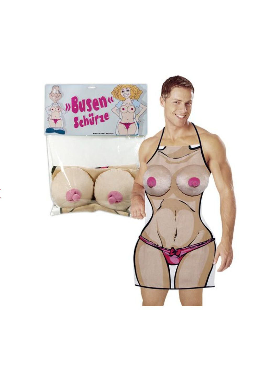 Фартух-прикол із м'якою грудьми Busen Schürze Orion (316655076)