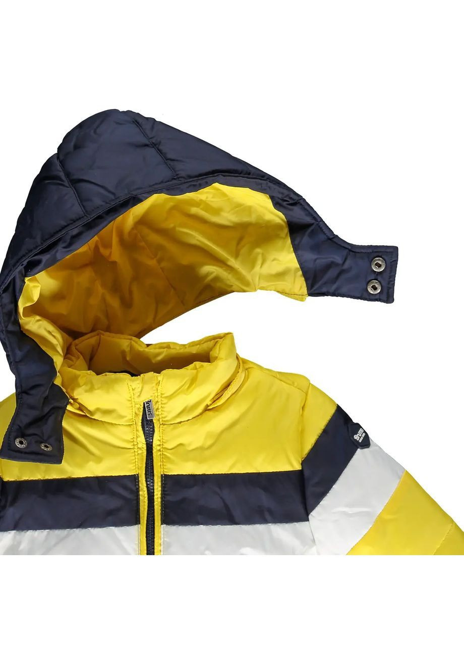 Желтая демисезонная куртка утепленная для мальчика 193bdaa004-416 желтый 92 Brums