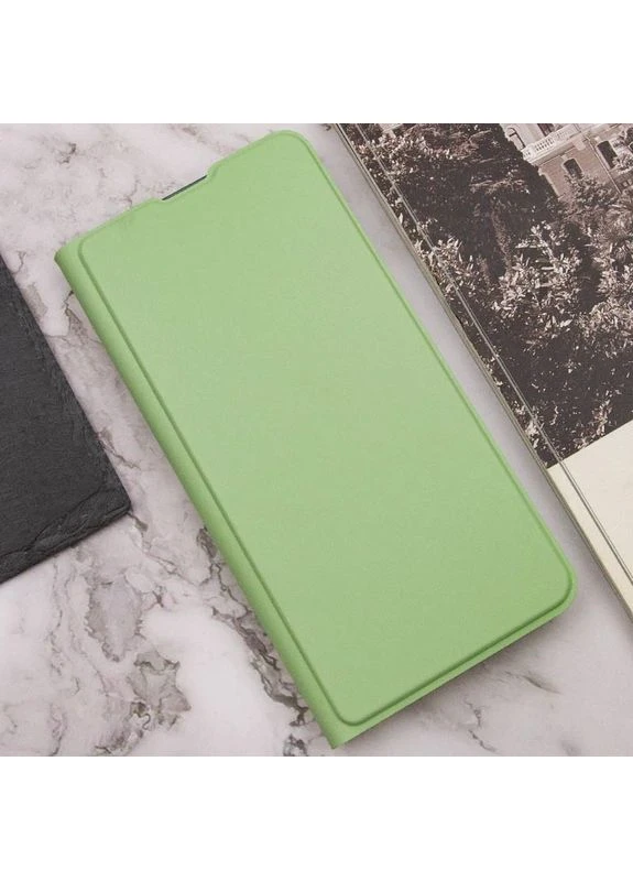 Чехол-книжка для Xiaomi Redmi Note 13 Pro+ с функцией подставки PU Мятный No Brand (402058500)