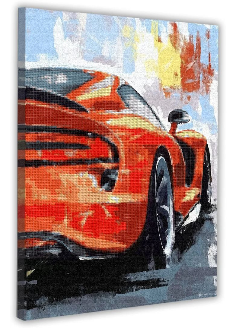 Картина по номерам с алмазной мозаикой "Машина мечты", 40*50см (4823091916656) Santi (362283280)