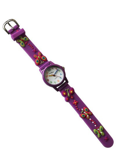 Часы детские наручные Бабочки. фиолетовый NEWDAY (362413780)