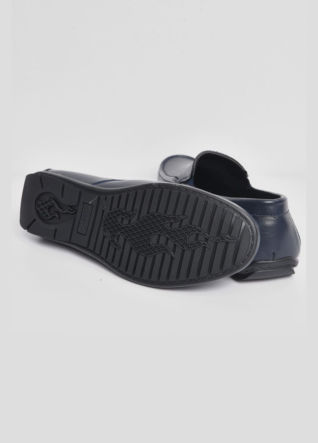 Туфлі чоловічі темно-синього кольору Let's Shop (280937947)