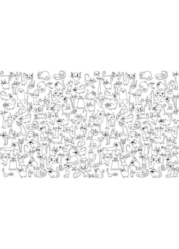 Обои-раскраски Коты 60*100 C-100013 Kolorit (324103997)