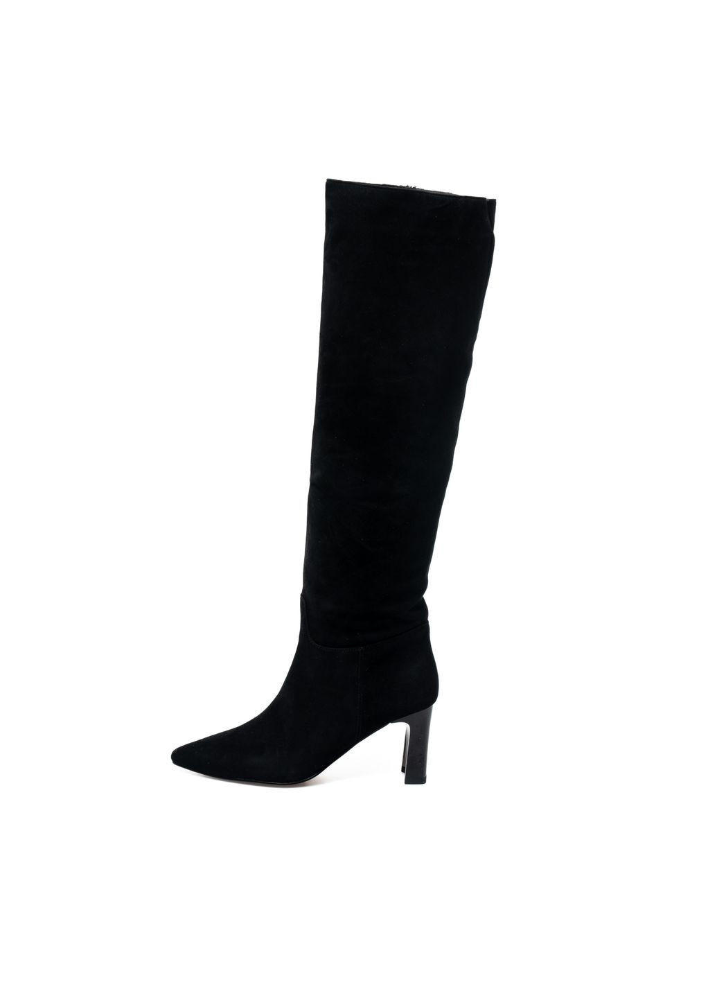 Черные осенние ботфорты 01755 черные Brocoli