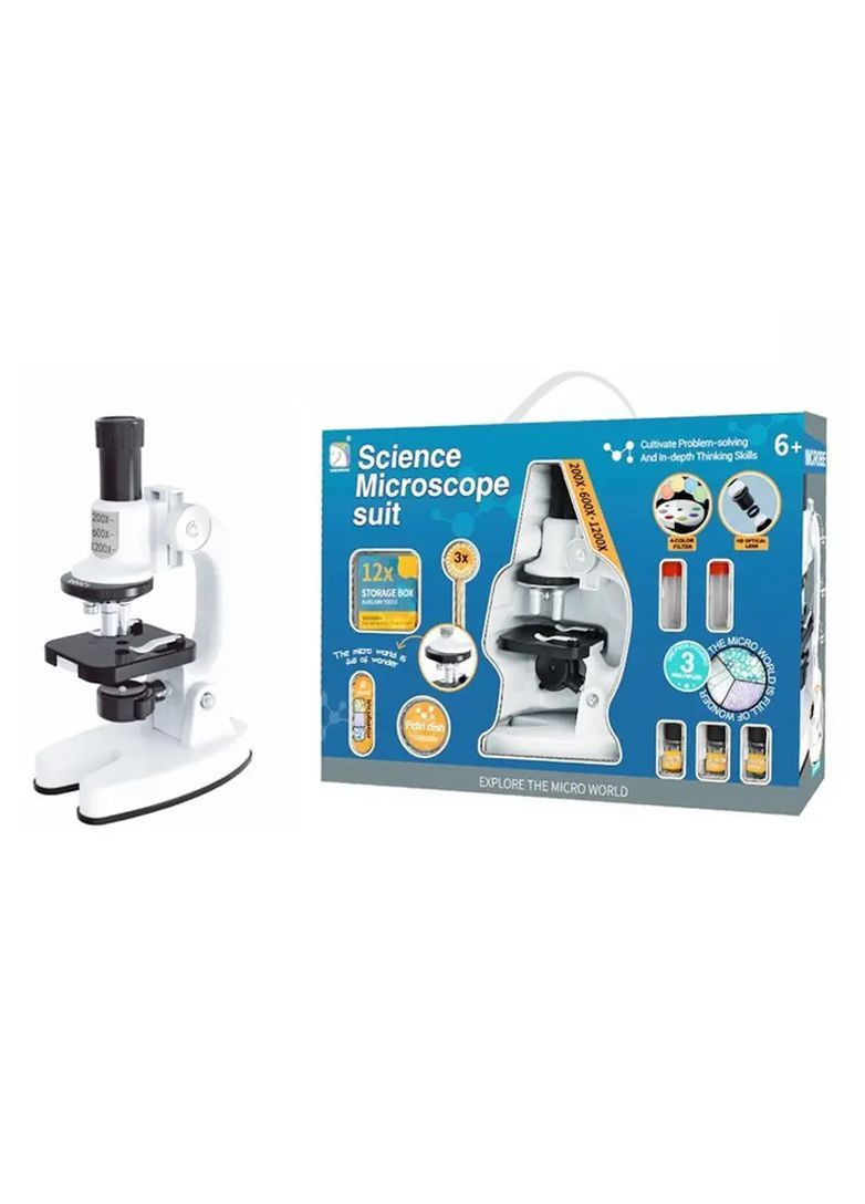 Мікроскоп для експериментів Біологічний набір SD222 в асортименті YG Toys Нас2226 (370973525)