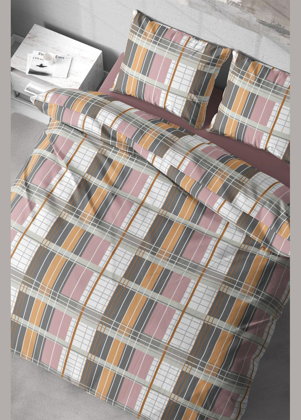 Постільна білизна “”, Двоспальна колір різнокольоровий ЦБ-00277752 Lelit (330573884)