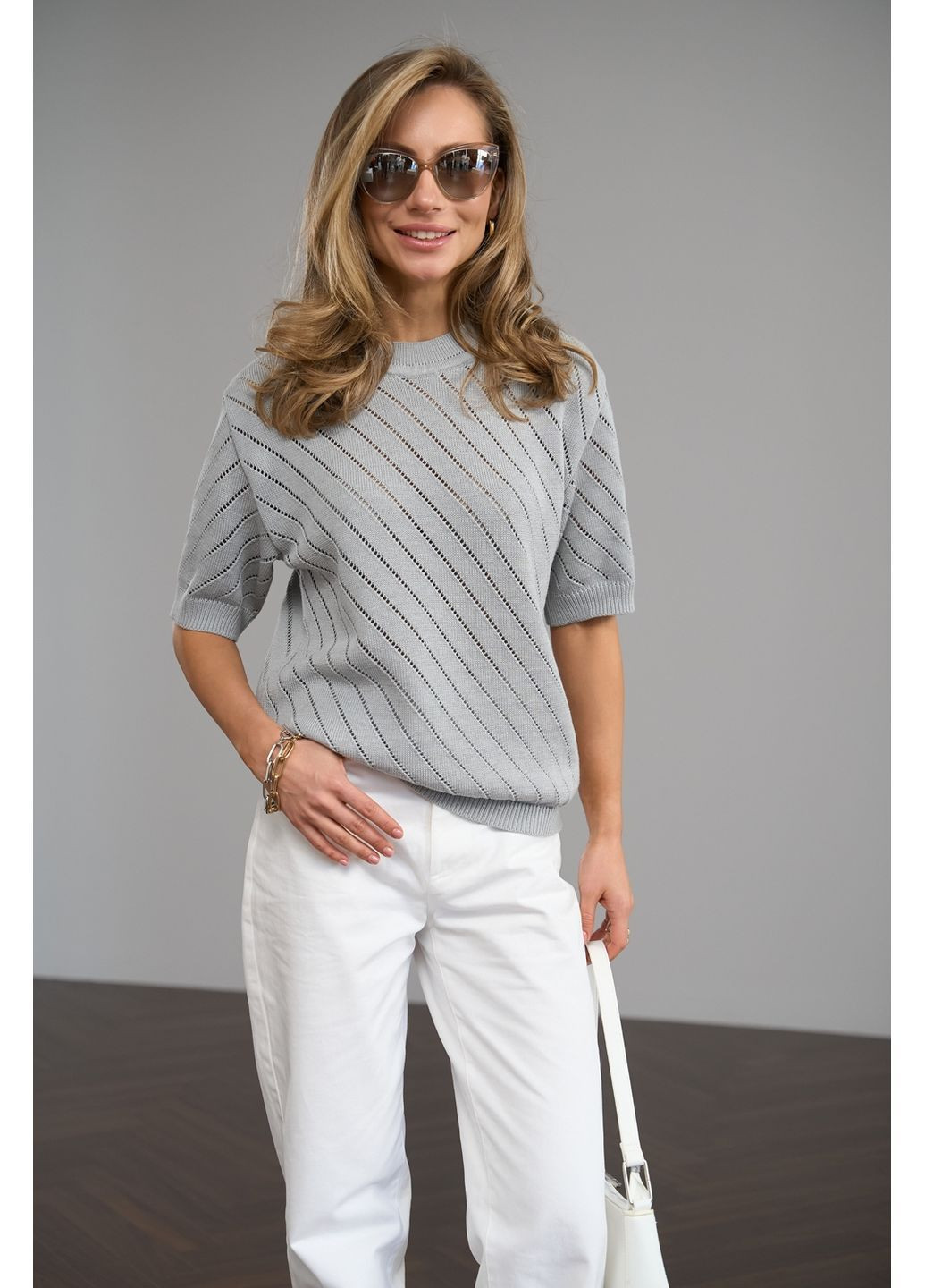 Топ з рукавами з преміум бавовни 2860 Triko Bakh (369479808)