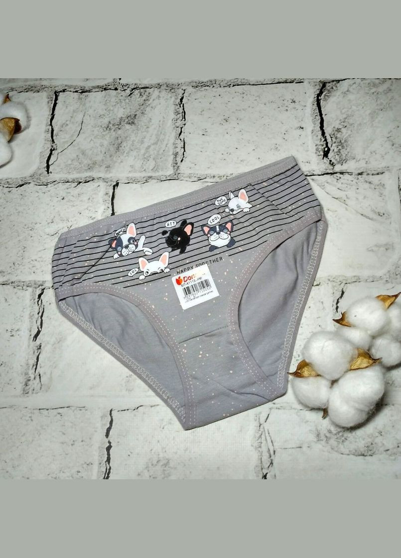 Трусики для дівчинки від 6 до 7 років Собачки донелла труси дитячі нижня білизна Donella (327367791)