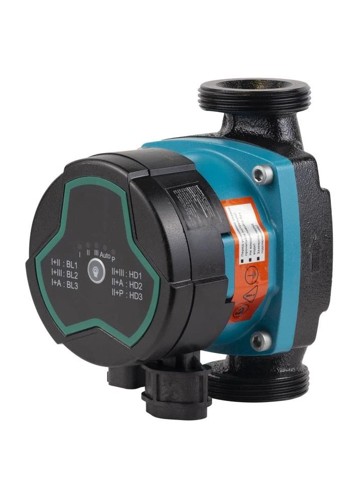 Насос циркуляционный энергосберегающий 5-39Вт Hmax 6м Qmax 53л/мин Ø1½" 130мм + гайки Ø1" GPA25-6/130 III (774052) AQUATICA (395987179)