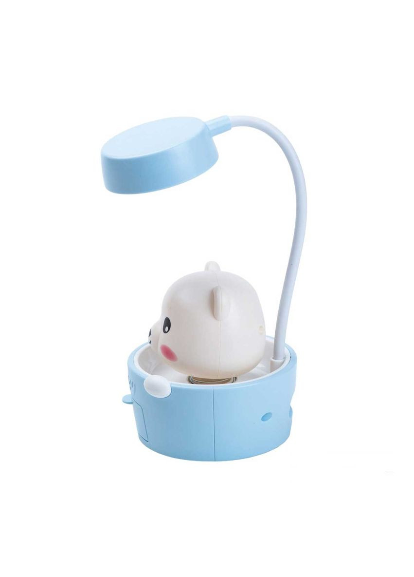 Детская настольная лампа Cute Pets с точилкой для карандашей, голубой Shenzhen HP12268B No Brand (342113758)