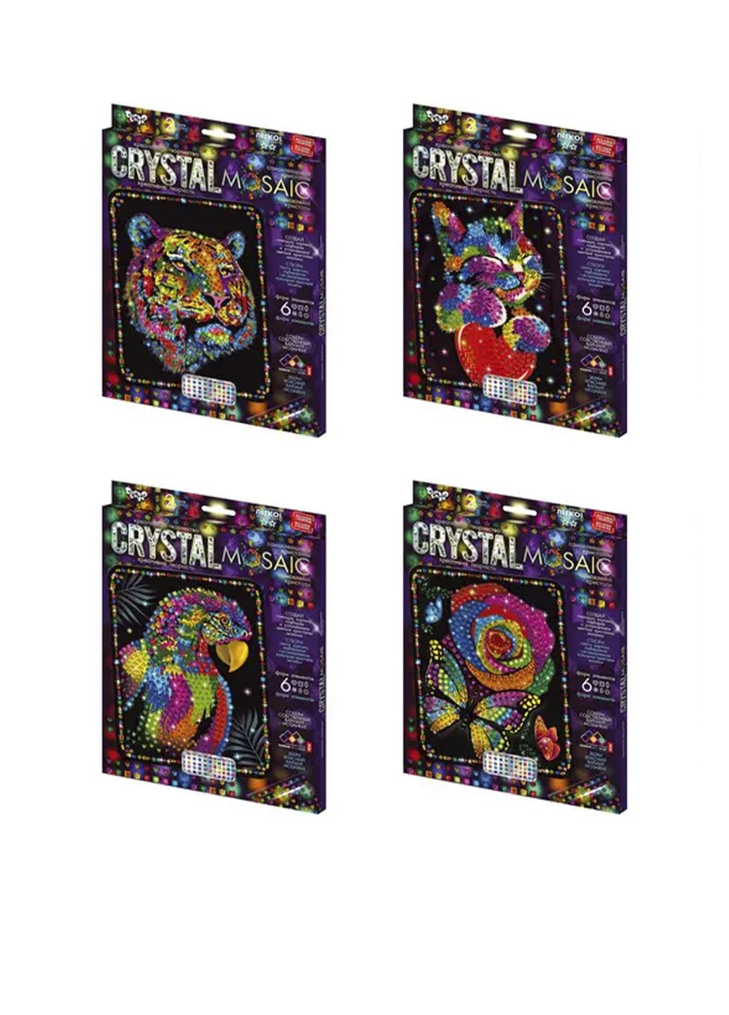 Креативна творчість "CRYSTAL MOSAIC" колір різнокольоровий ЦБ-00199443 Danko Toys (311505016)