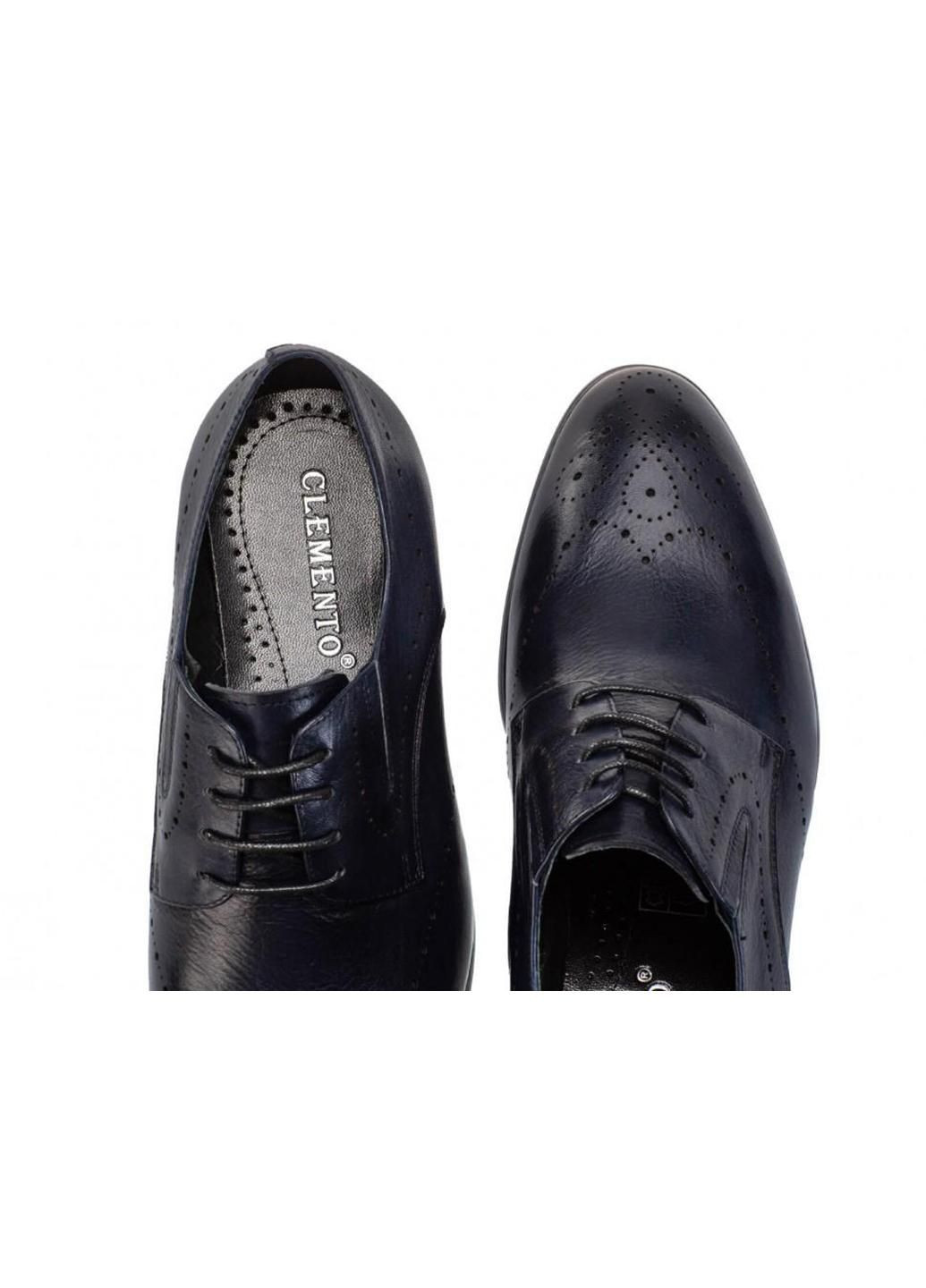 Темно-синие туфли 7191305 41 цвет тёмно-синий Clemento