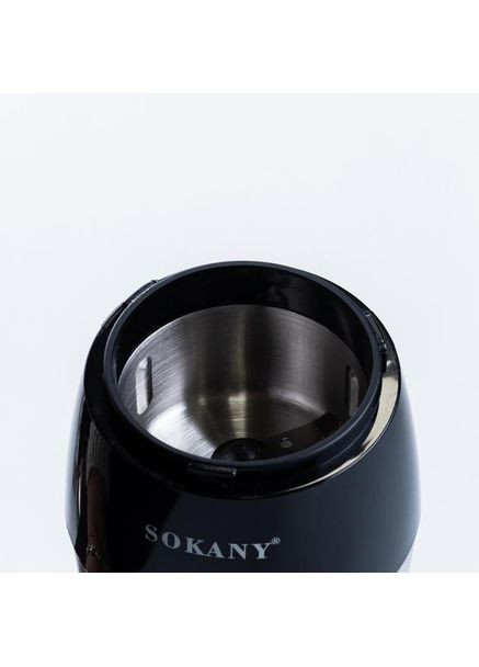 Електрична кавомолка з лезами з нержавіючої сталі подрібнювач кавових зерен блендер для спецій (EC335) Sokany (361161834)