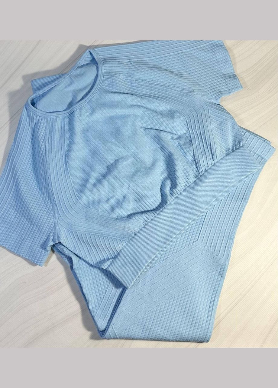 Комплект для фітнесу (спортивний костюм) легінси і топ No Brand (321996491)