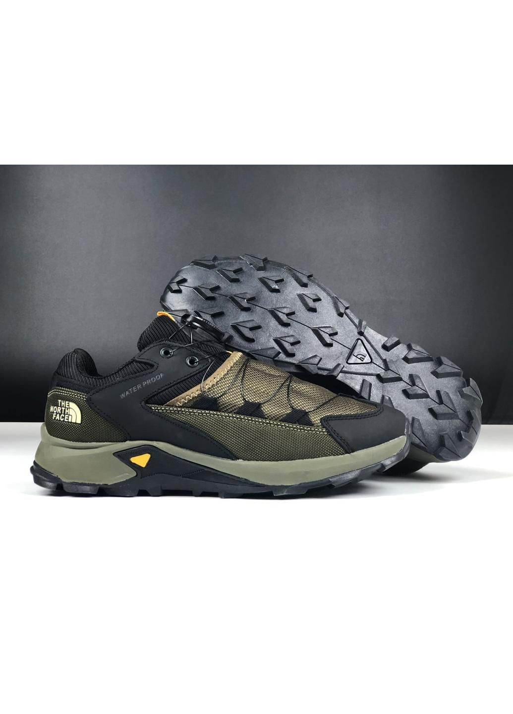 Хакі Зимовий хакі термо чоловічі кросівки осінь/зима No Brand