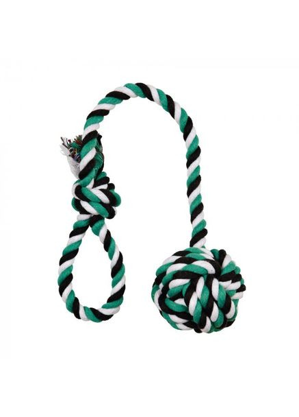 Іграшка для собак М'яч із канату на мотузці 7см х 50см арт.3269 (4011905032696) Trixie (315717748)