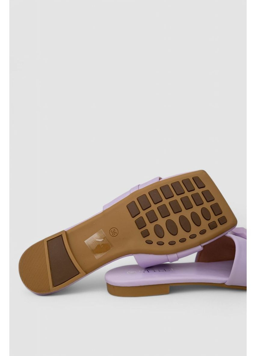 Сиреневые шлепанцы женские,, 248rl165 Stilli с цепочками