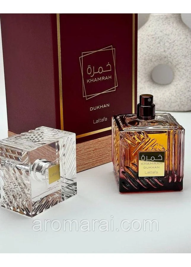 Khamrah Dukhan EDP 100 мл Унісекс Парфуми – Димні, Східні, Пряні, Солодкі, Стійкі, Шлейфові Lattafa (387340170)