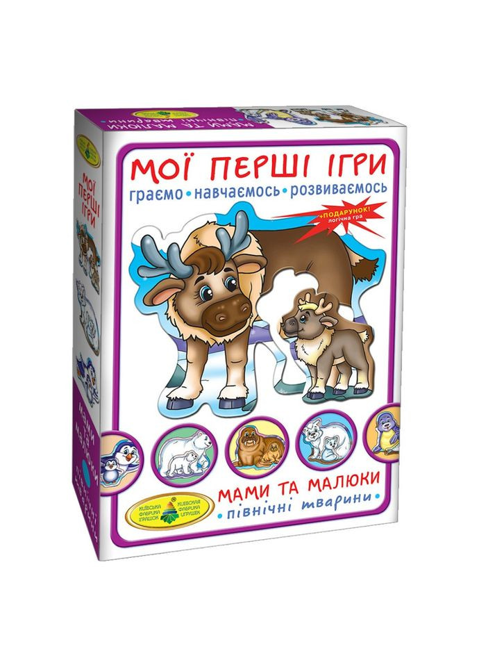 Детская развивающая игра Мамы и малыши 81121 Северные животные Энергия Плюс (314794176)