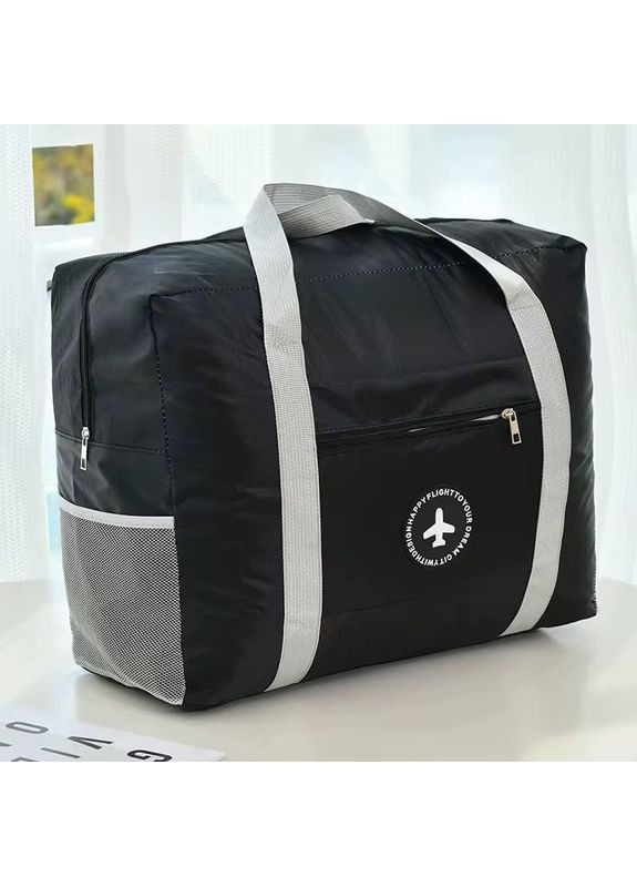 Універсальна сумка для спорту та ручної поклажі в дорогу Чорна No Brand (358930254)