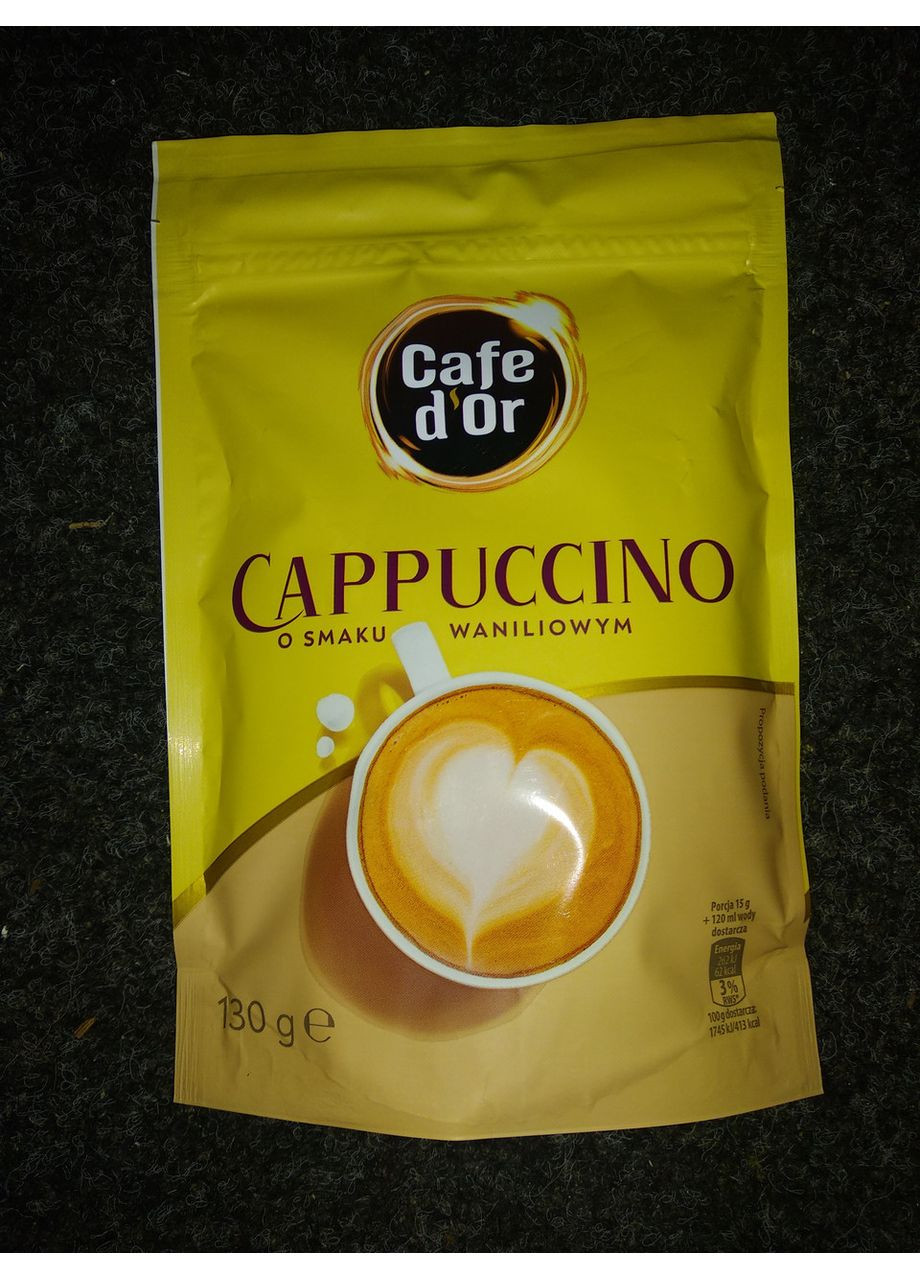 Капучино CafeDor 130 грамм с ванильным вкусом Cafe D'or (356671620)