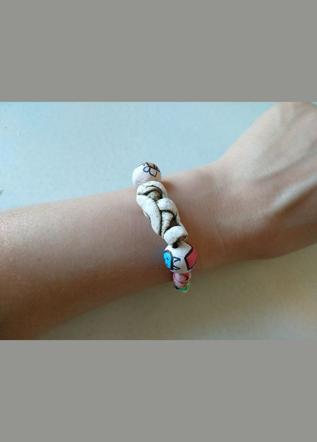 Керамический браслет ручной работы №5 Коти&Ангели (302450867)