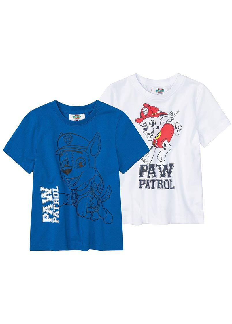 Комбинированная демисезонная футболка 2шт Paw Patrol