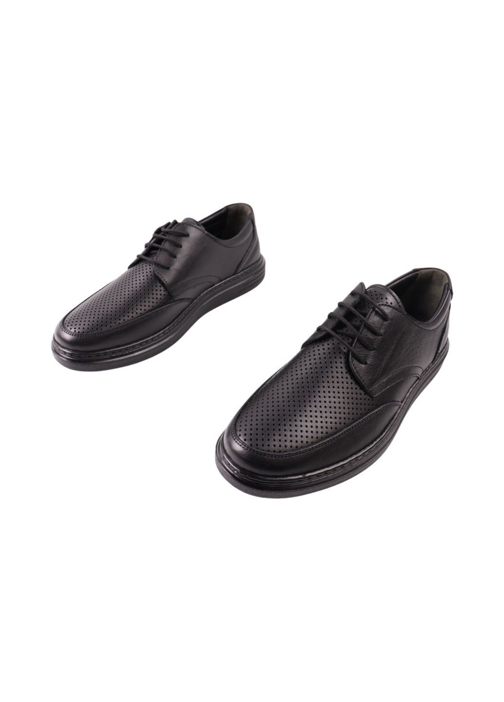 Черные туфли мужские черные натуральная кожа ALTURA