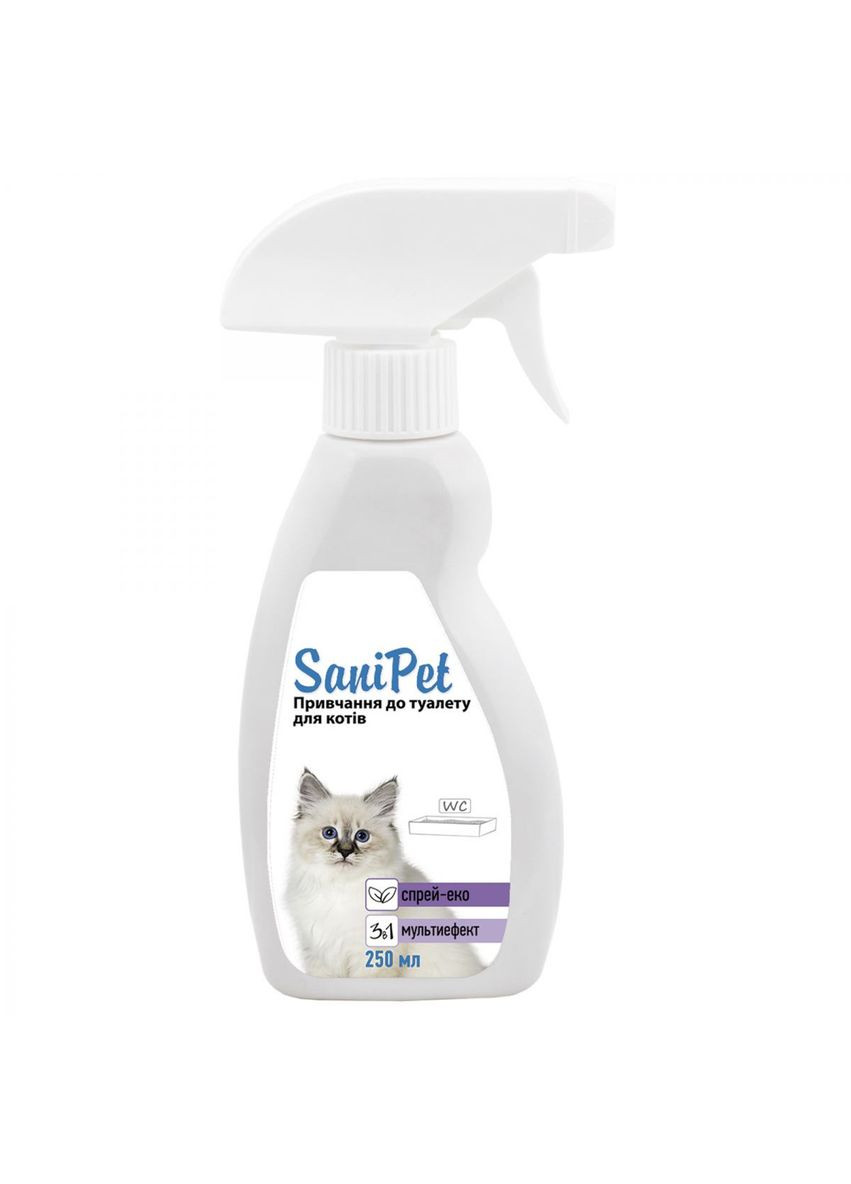 Спрей Sani Pet для привчання кішок до туалету 250 мл ProVET (292114904)