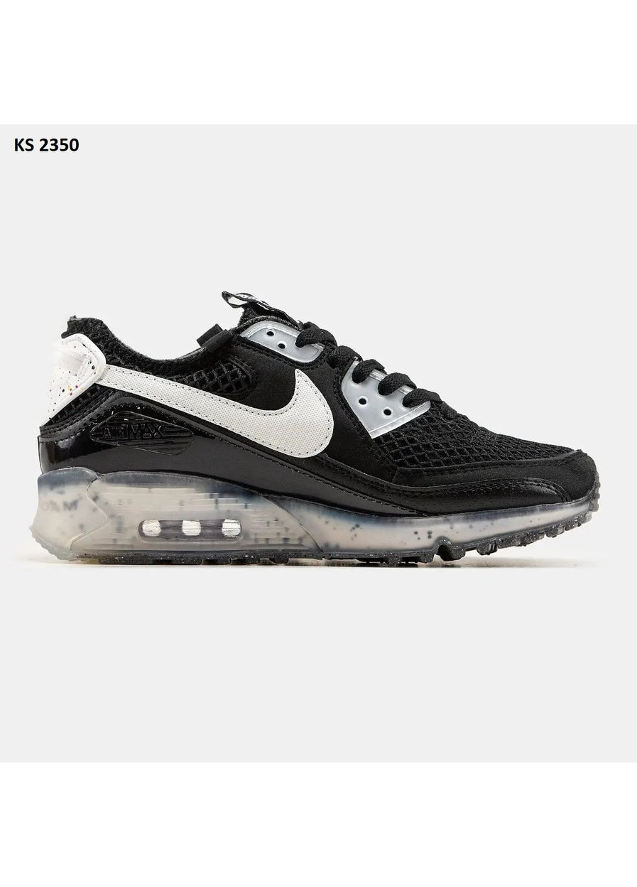 Чорні Осінні кросівки чоловічі nike air max 90 terrascape black white найк аір макс 90 No Brand