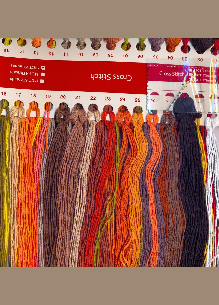 Набір для вишивання за нанесеною на канву схемою "Sleeping cat" . AIDA 14CT printed, 49*43 см Joy Sunday (313614251)