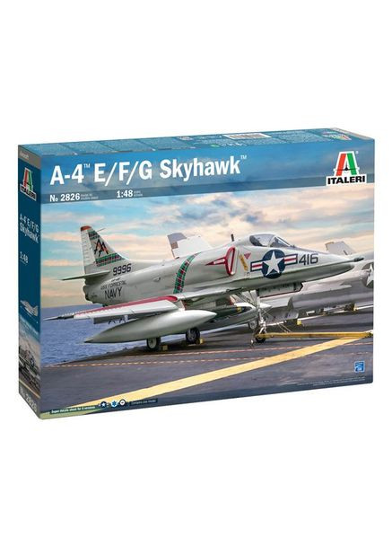 Сборная модель 1:48 штурмовик A-4 E/F/G SKYHAWK (IT2826) Italeri (365590014)