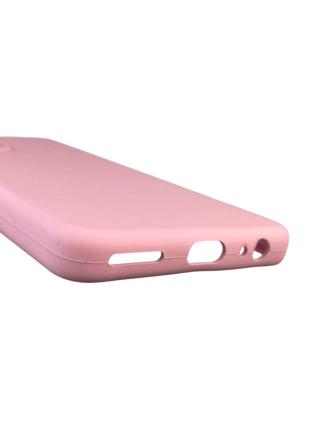 Чехол для Camon 19 (CI6n) силиконовый с микрофиброй нескользящий на техно камон 19 розовый Tecno (366387952)