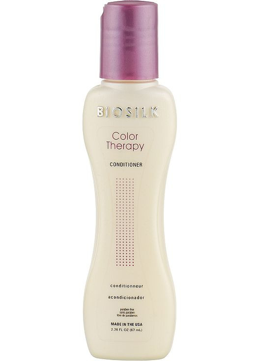 Кондиціонер для збереження кольору фарбованого волосся Color Therapy Conditioner 355ml (151079-85737) Biosilk (368637669)