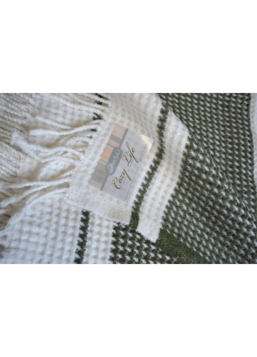 Плед 180×220 см. Vera Kiremit-Yesil Aksu (365814861)