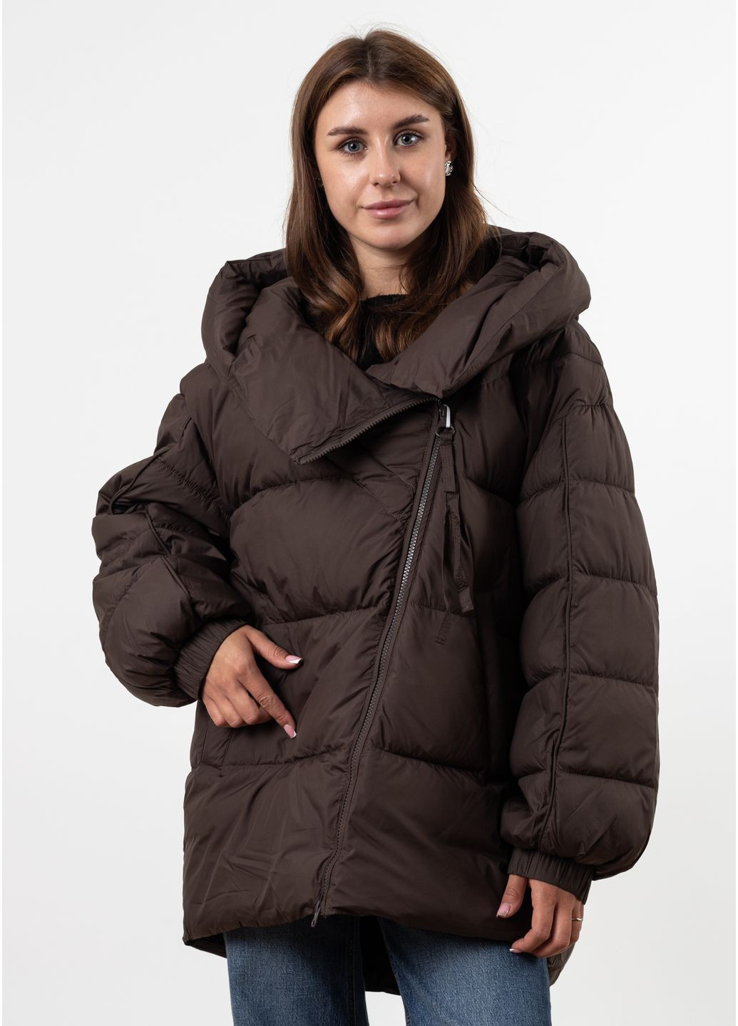 Коричневый зимний Пуховик Towmy