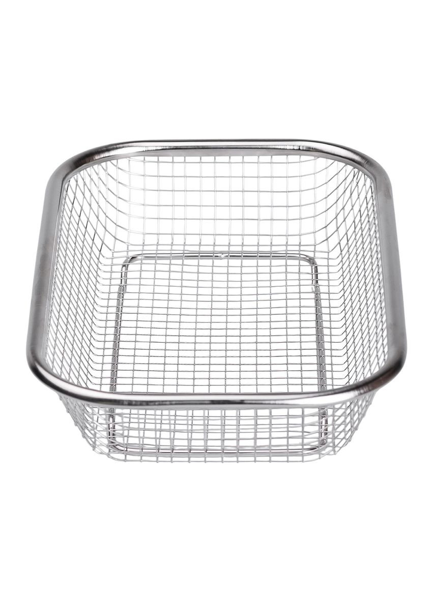 Сито-кошик для овочів та фруктів з нержавіючої сталі 29*5х21х6 см друшляк для кухні для миття продуктів ProDobro (364193316)