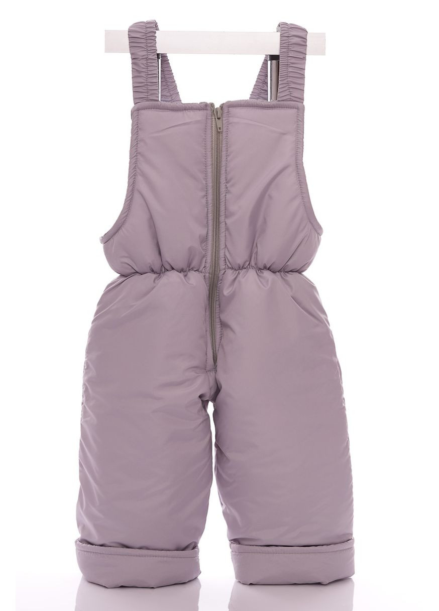 Серый зимний комбинезон на синтепоне галактика ноль подстежка белый с черным мех серый 86 см (51443) BABYKROHA