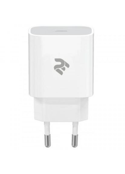 Зарядний пристрій USBC Wall Charger PD3.0 DC5V/3A, 20W, white (-WC1USBC20W-W) 2E usb-c wall charger pd3.0 dc5v/3a, 20w, white (274065295)