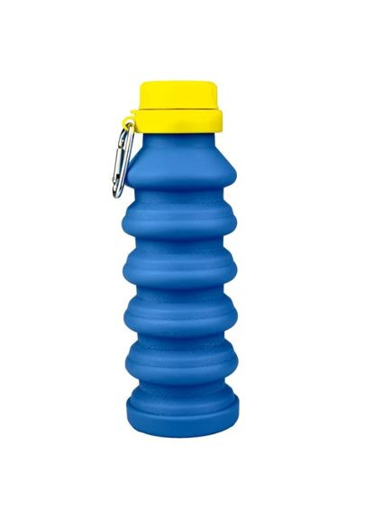 Пляшка для води складана MG-1043B 450 мл синя Magio (360651924)