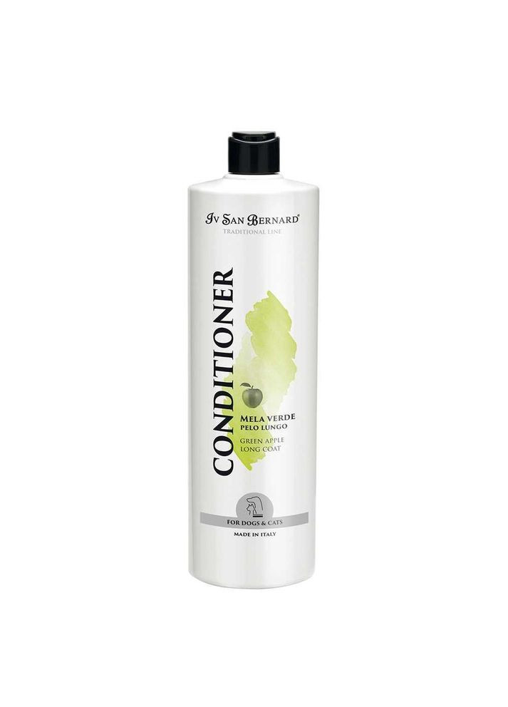 Кондиционер Green Apple для длинной шерсти (кот/собака), антиколтун, с яблоком, 1л (*) Iv San Bernard (300291343)