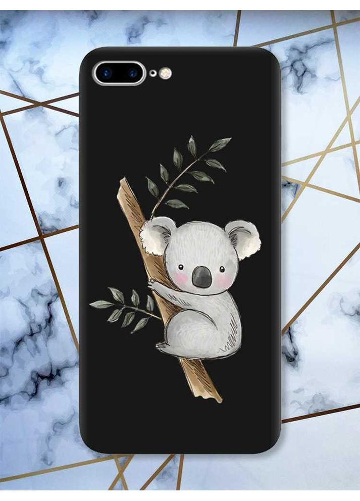 Матовий чорний чохол на iPhone 7 Plus/8 Plus:: Коала (принт 132) Creative (359491139)